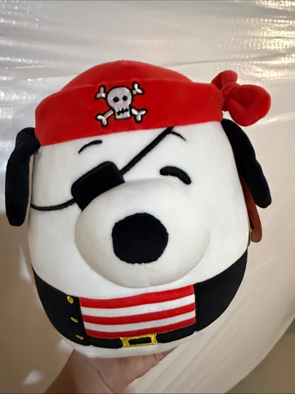 Squishmallow Peanuts Snoopy Pirate Plush Halloween NWT